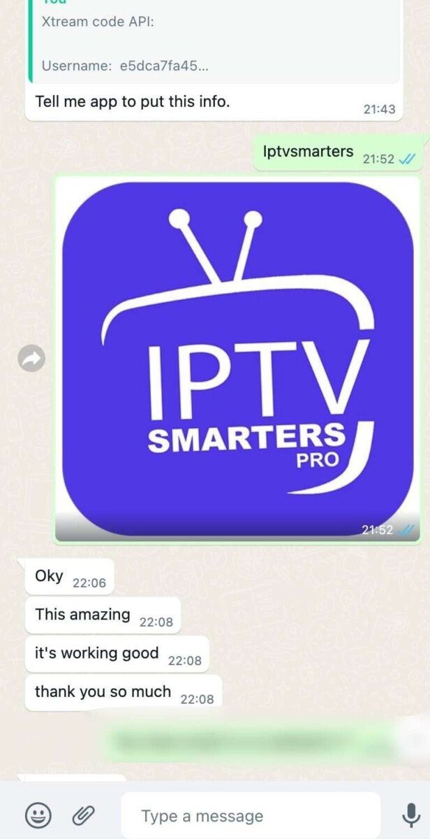 Customer satisfied with their purchase of Nordic IPTV subscription displayed on a smartphone screen, highlighting excellent IPTV service