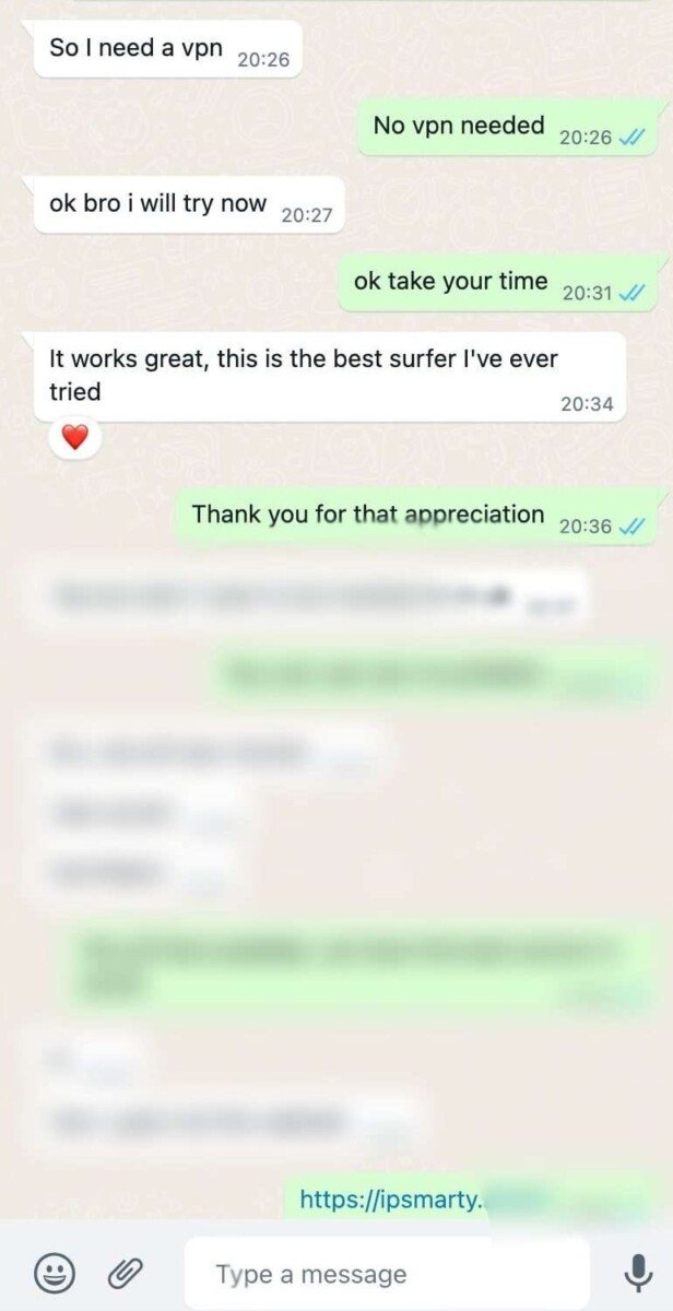 Customer satisfied with their purchase of Nordic IPTV subscription displayed on a smartphone screen, highlighting excellent IPTV service