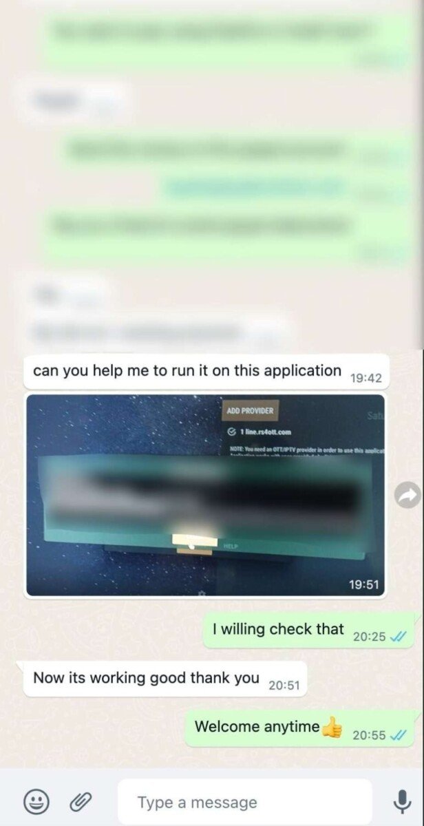 Customer satisfied with their purchase of Nordic IPTV subscription displayed on a smartphone screen, highlighting excellent IPTV service